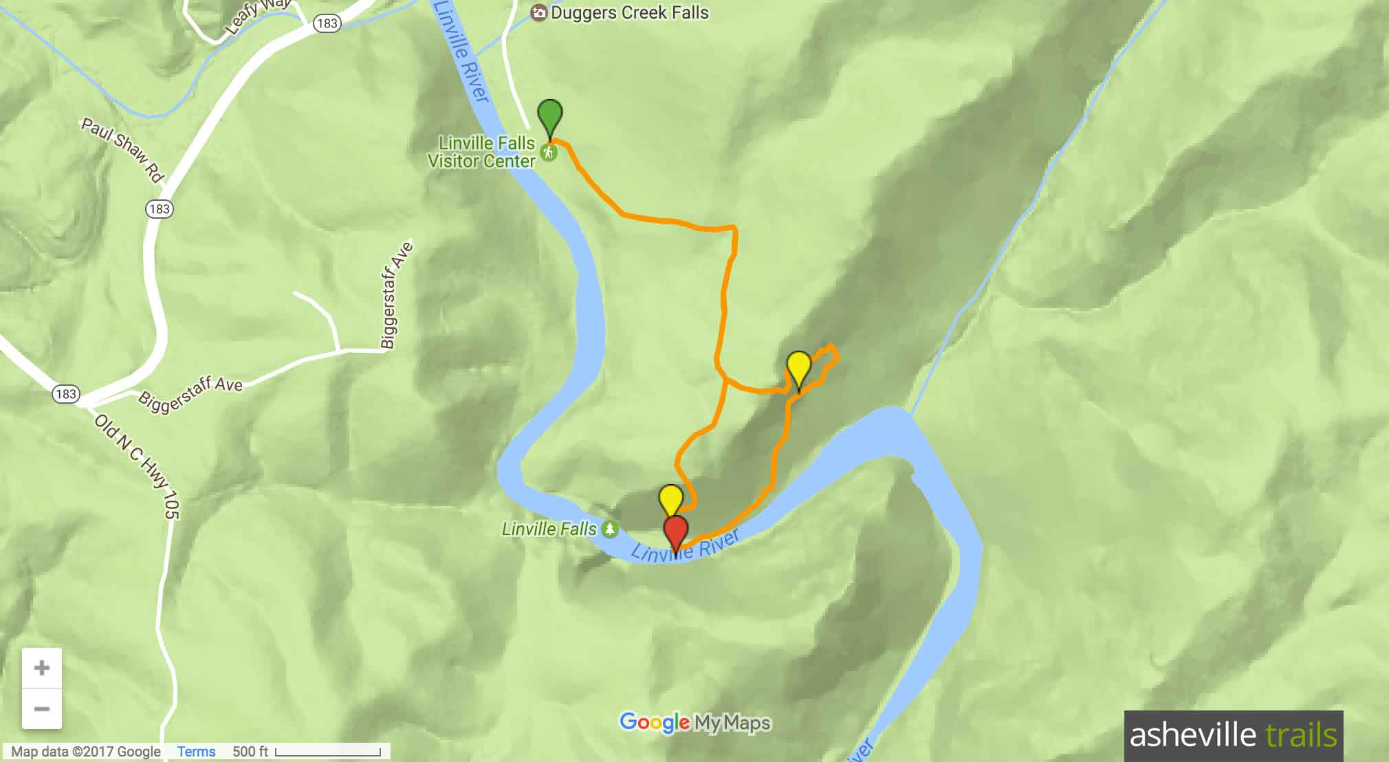 Linville Falls Plunge Basin Trail