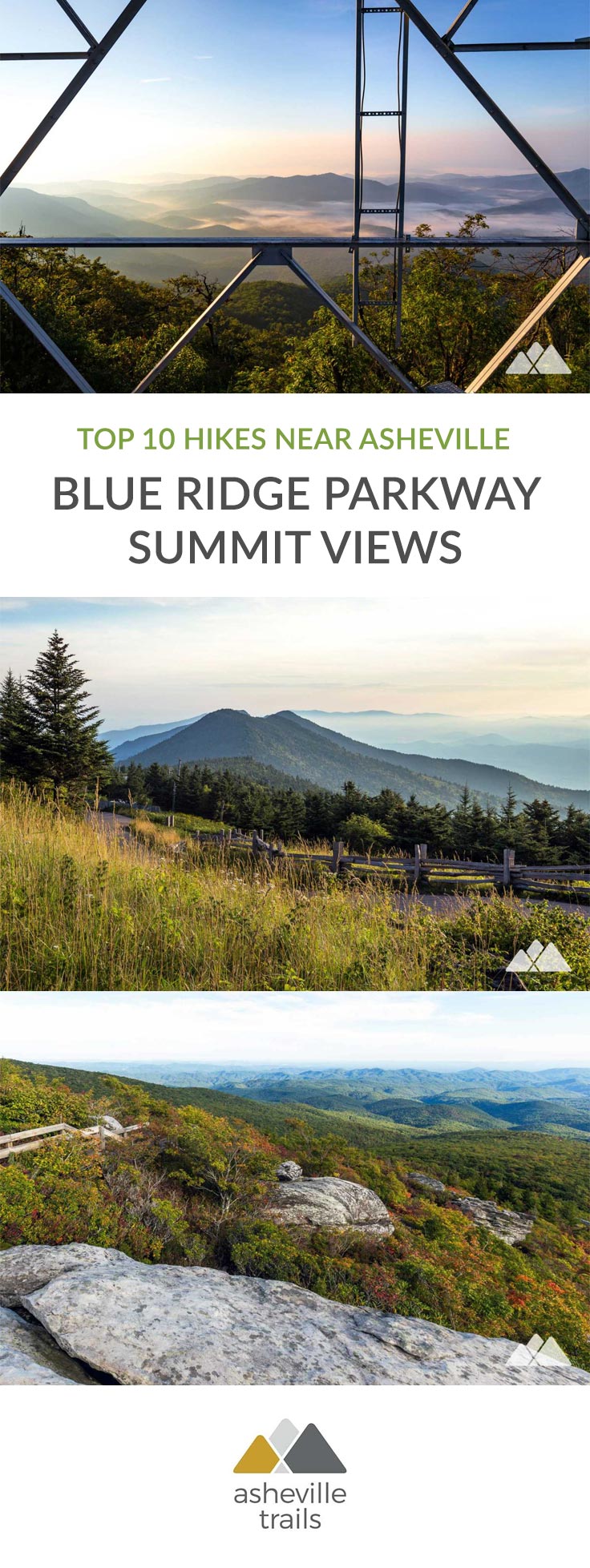 Asheville Blue Ridge Parkway: top 10 favorite hikes to summit views