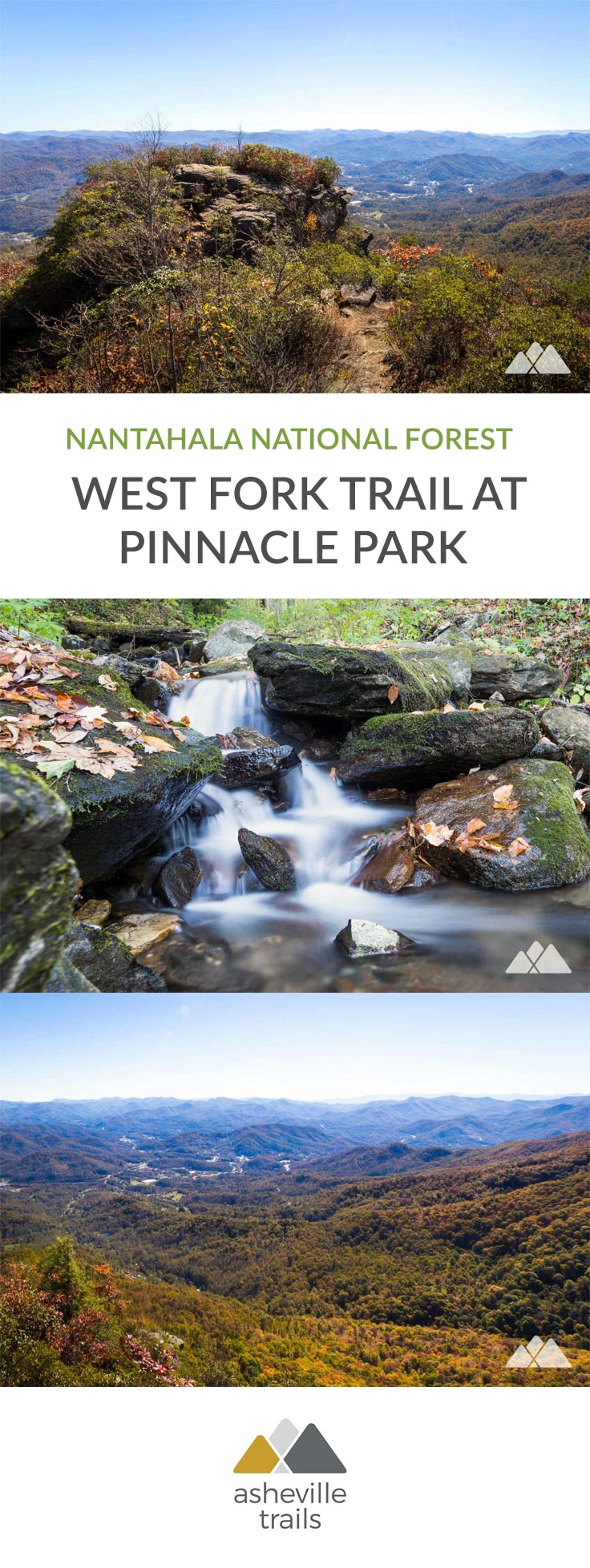 Pinnacle Park in Sylva, NC hiking to The Pinnacle Asheville Trails