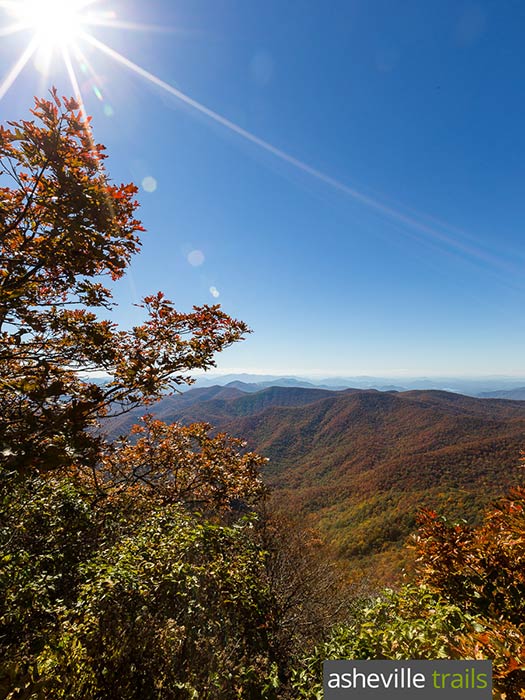 Standing Indian Mountain: Appalachian Trail from Deep Gap, NC