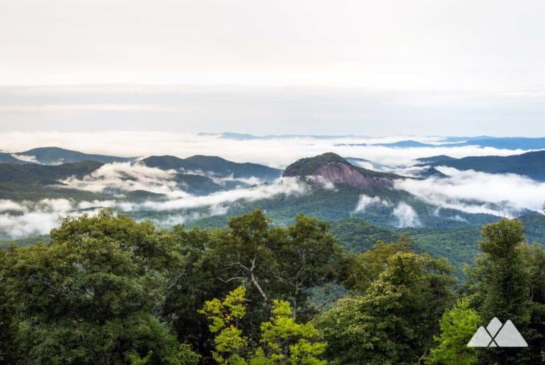 Mountains to Sea Trail at Devils Courthouse