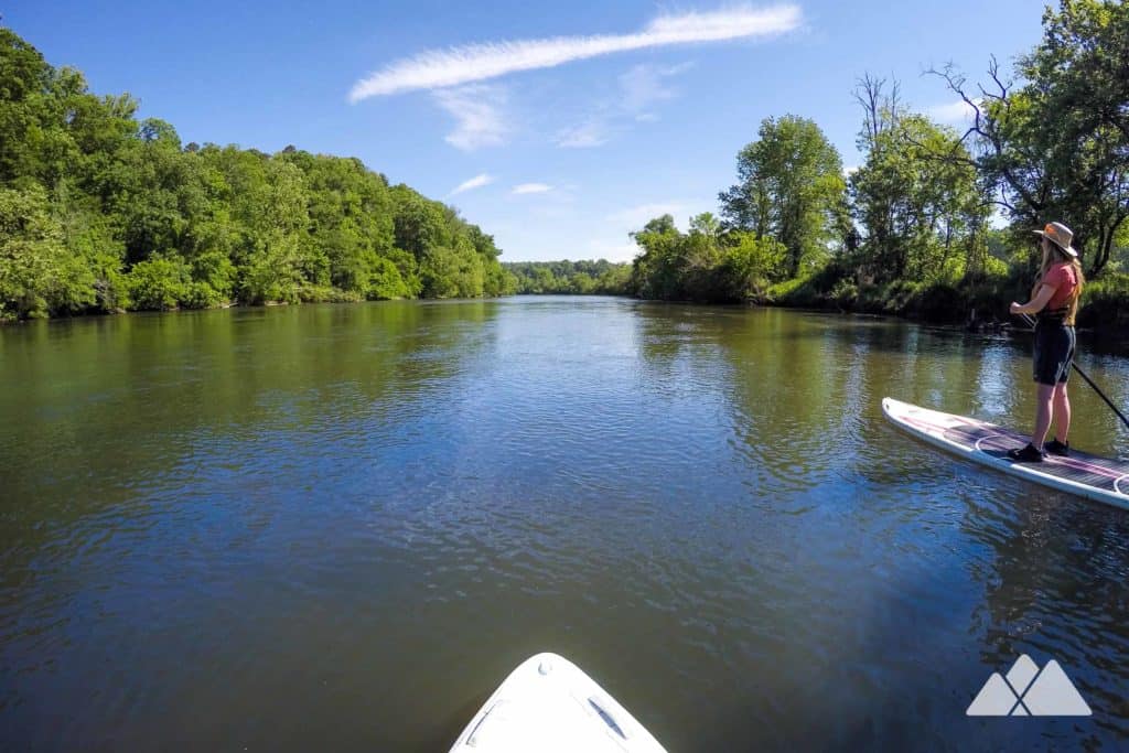 Biltmore Estate kayaking and paddleboarding