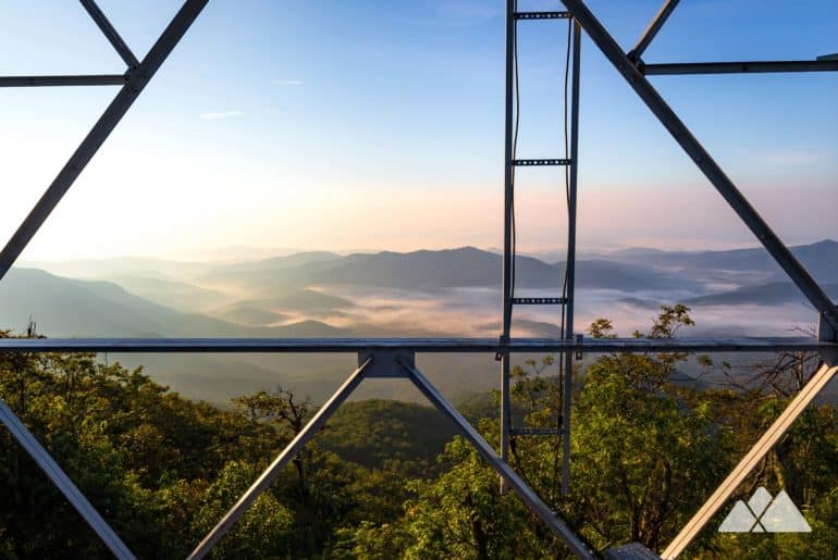 Fryingpan Mountain Tower on the Blue Ridge Parkway