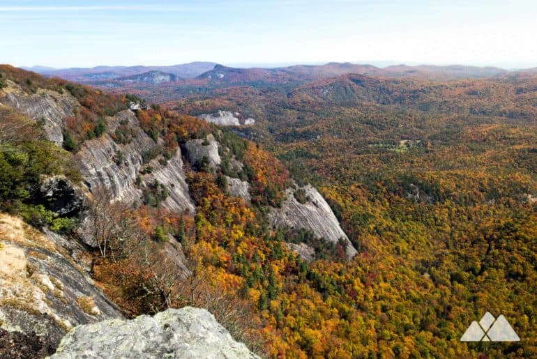 Whiteside Mountain in Highlands, NC