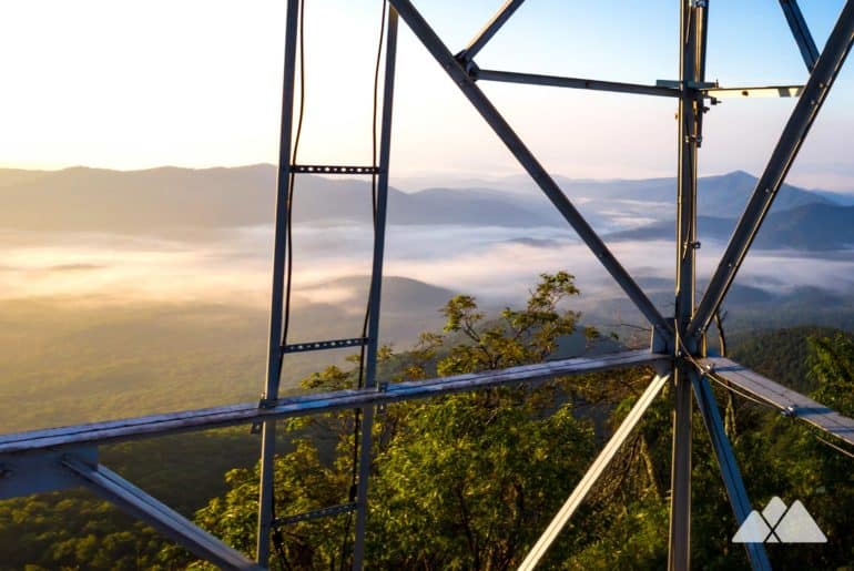 Fire lookout towers near Asheville, NC